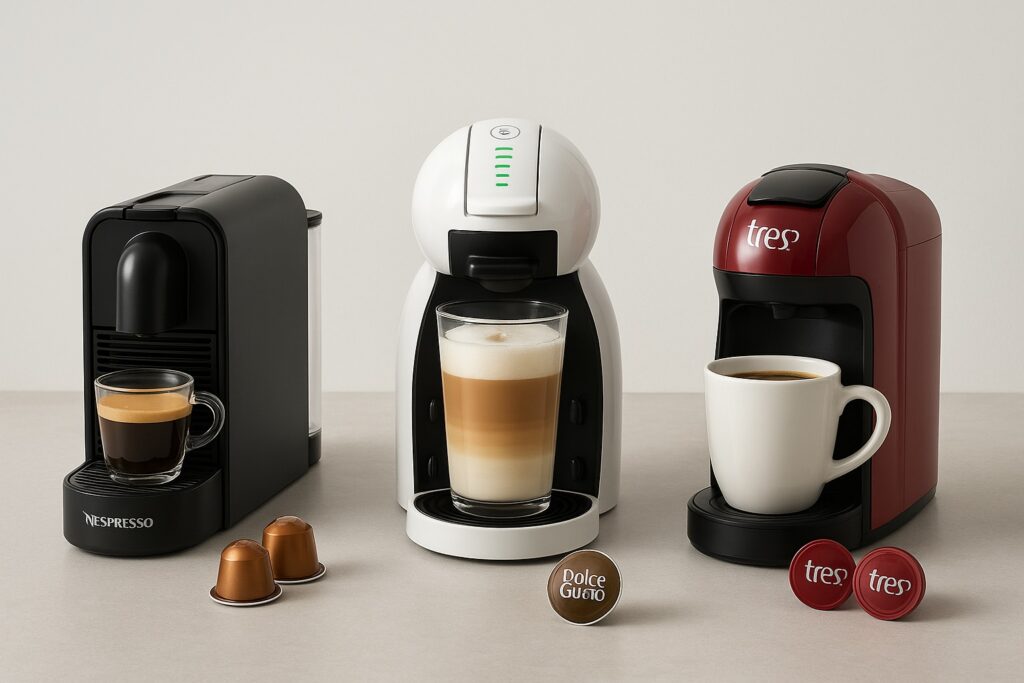 Nespresso vs. Dolce Gusto vs. Três Corações