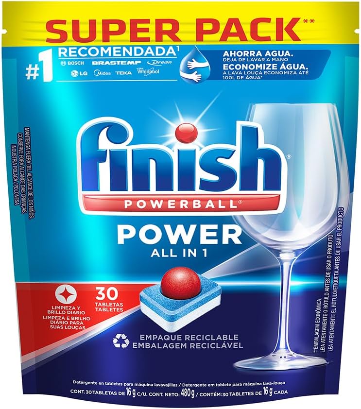 Detergente para Lava Louças em tabletes Finish