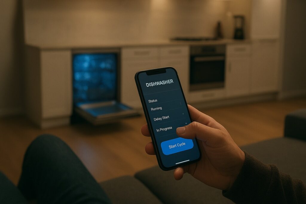 Lava-Loucas controlado por app