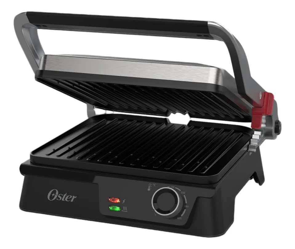 Grill Elétrico Multiuso Ogrl610 Inox 2 Em 1 Oster