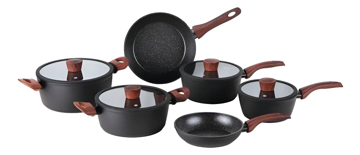 Jogo Panelas Brinox Ceramic Life 6 Peças Sirius Inducao