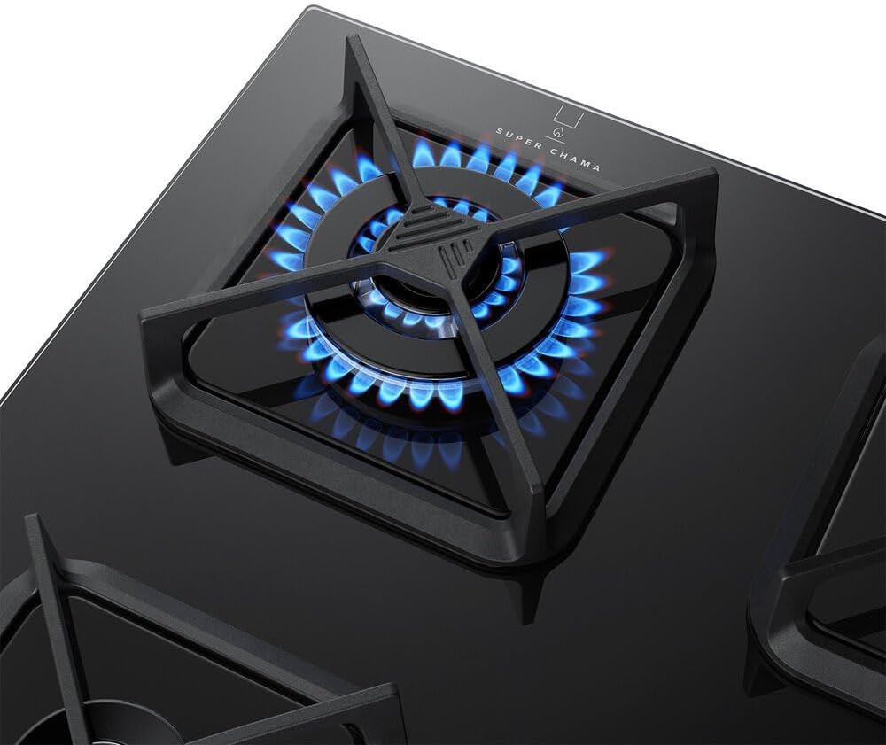Cooktop a Gás: Tripla Chama, Mega Chama e Trempes de Ferro Fundido